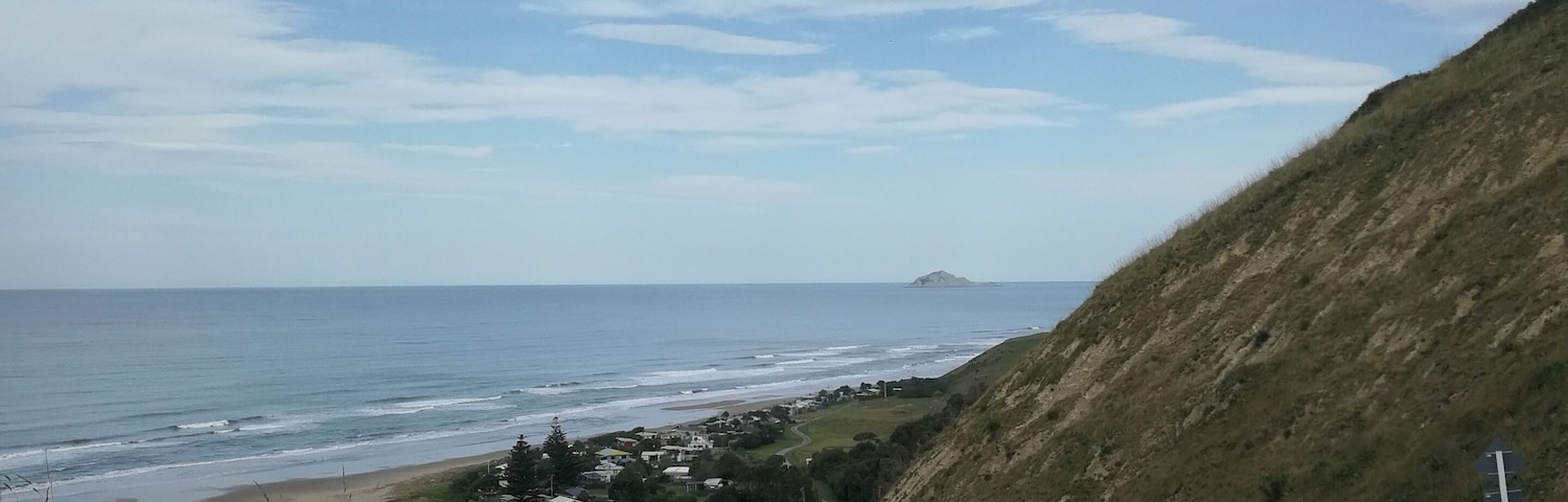Ocean Beach from the top of the hill.