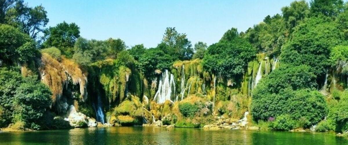 Kravice Waterfalls, an hidden treasure of Herzegovina. You can go there from Medjugorie with a taxi spending 40 euros (roundtrip), and the driver will wait for you while you take a bath or simply enjoy this beautiful place!