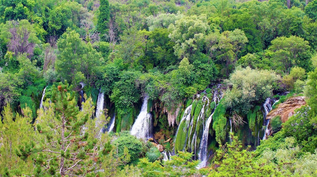 Kravica waterfall in Bosnia and Herzegovina! I took this photo in Summer 2017. A wonderful day trip from Dubrovnik, Croatia. This waterfall, in Herzegovina region, was one of my favorite places to visit on that Summer holiday. The lush beauty was breathtaking and peaceful. I didn't have much time there but I'd love to return someday!