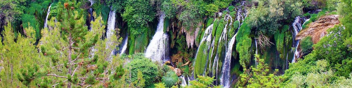 Kravica waterfall in Bosnia and Herzegovina! I took this photo in Summer 2017. A wonderful day trip from Dubrovnik, Croatia. This waterfall, in Herzegovina region, was one of my favorite places to visit on that Summer holiday. The lush beauty was breathtaking and peaceful. I didn't have much time there but I'd love to return someday!