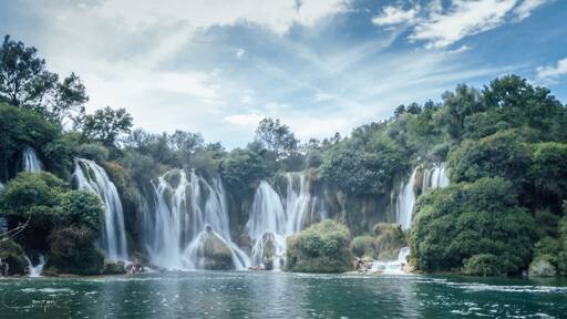 Wander, play and swim at the Kravica Falls in Bosnia. Great refreshing place to visit. #bosnia #travel #swim #nature #waterfalls #photography #beauty #waterlust