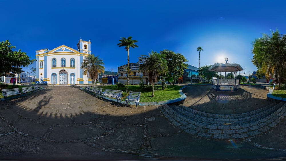 Ubatuba, Sao Paulo, Brazil - November 17, 2024 - Igreja Matriz Exaltação à Santa Cruz
