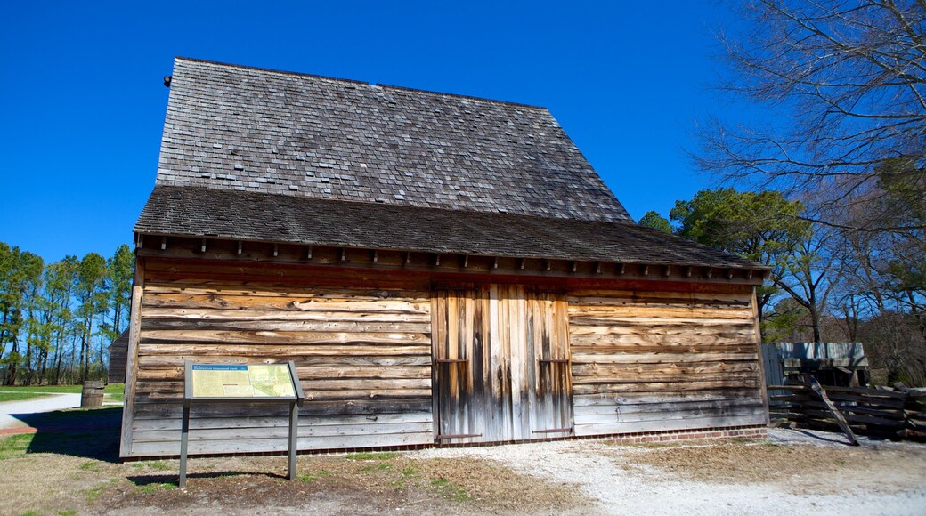 Pemberton Historical Park som viser hus