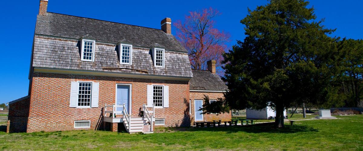 Pemberton Historical Park som inkluderar ett hus