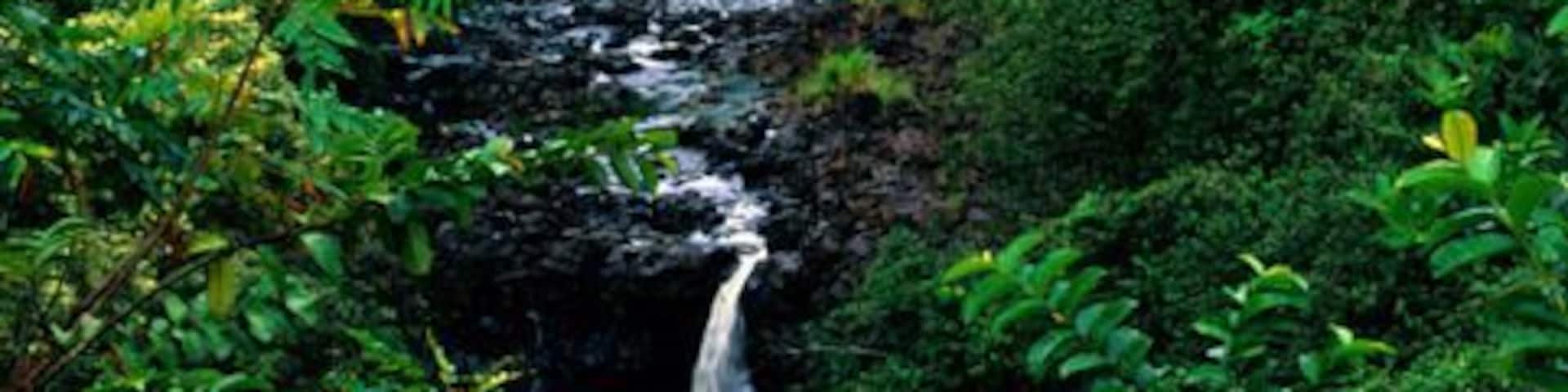 Umauma Falls, Hilo, Hamakua Coast, Hawaii