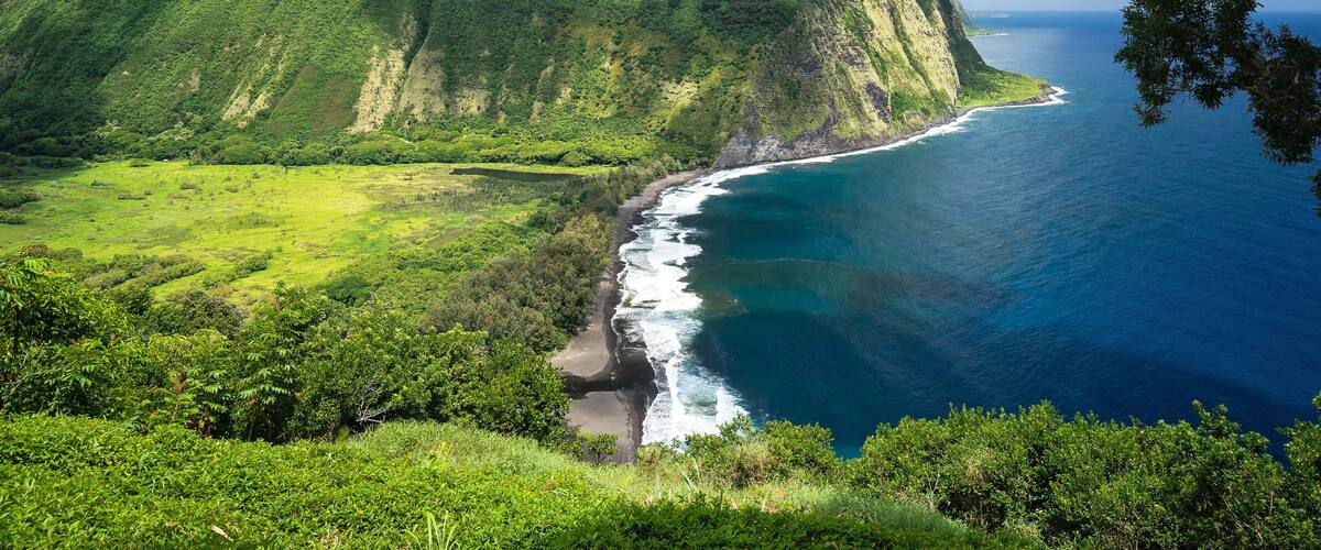 Waipio Valley View on Big Island Hawaii