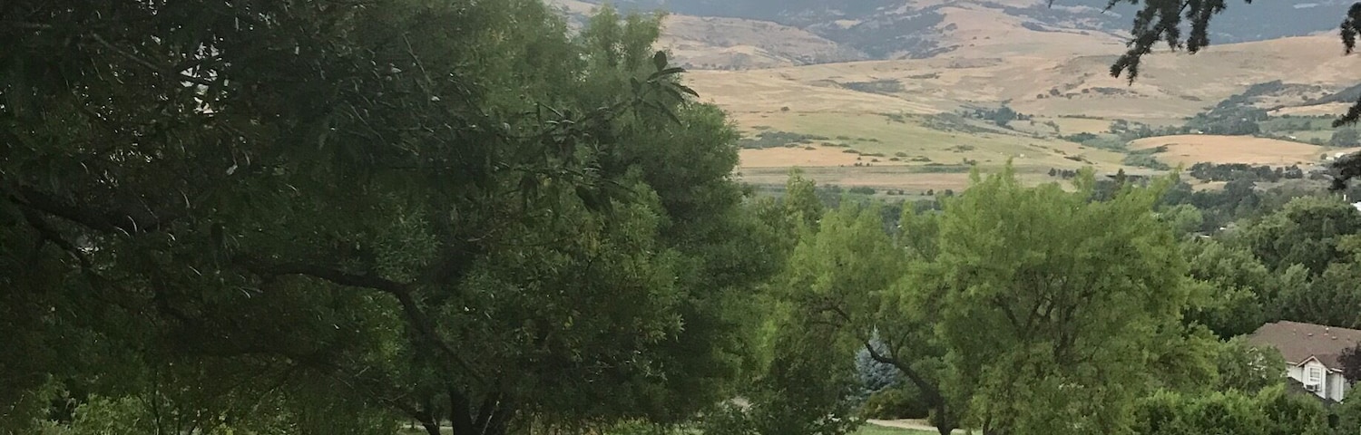 Walked across the street from the ER and imagine this was the view from a physician parking lot