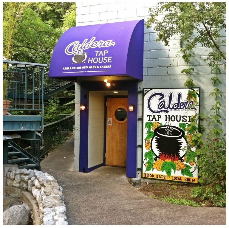 Prior to the New Years flood of '97, this was a Rogue Brewery, but it was washed out in the swollen Ashland Creek, unfortunately. It's nice to see Caldera Brewery now occupies this space with a tap house. The tap house has lots of different choices, and you can find a few different styles in cans as well. Definitely some #Delicious microbrew.