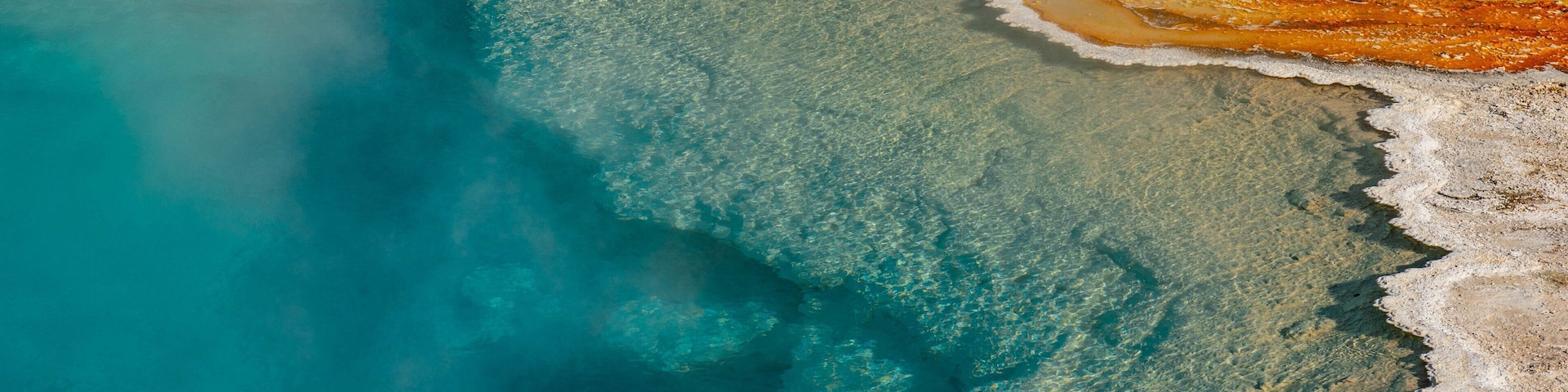 Fountain Paint Pot featuring a hot spring