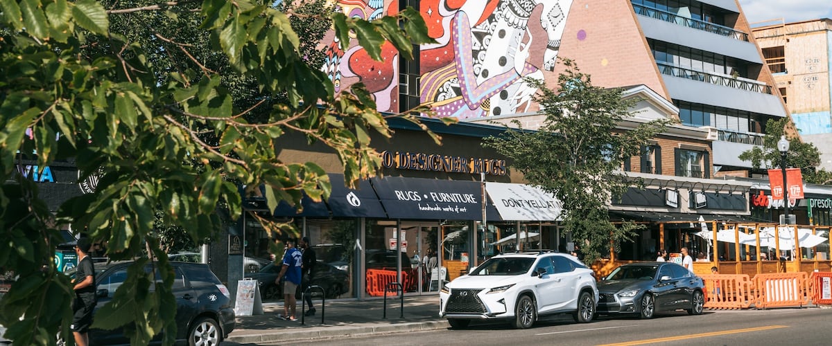 17 Avenue SW showing outdoor art