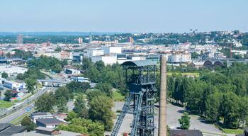 A view of Ostrava from Dolni Vitkovice industrial area