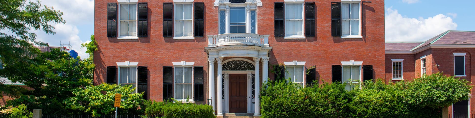 Andrew Safford House with Federal style at 13 Washington Square West in Historic city center of Salem, Massachusetts MA, USA. Now this building belongs to Peabody Essex Museum.