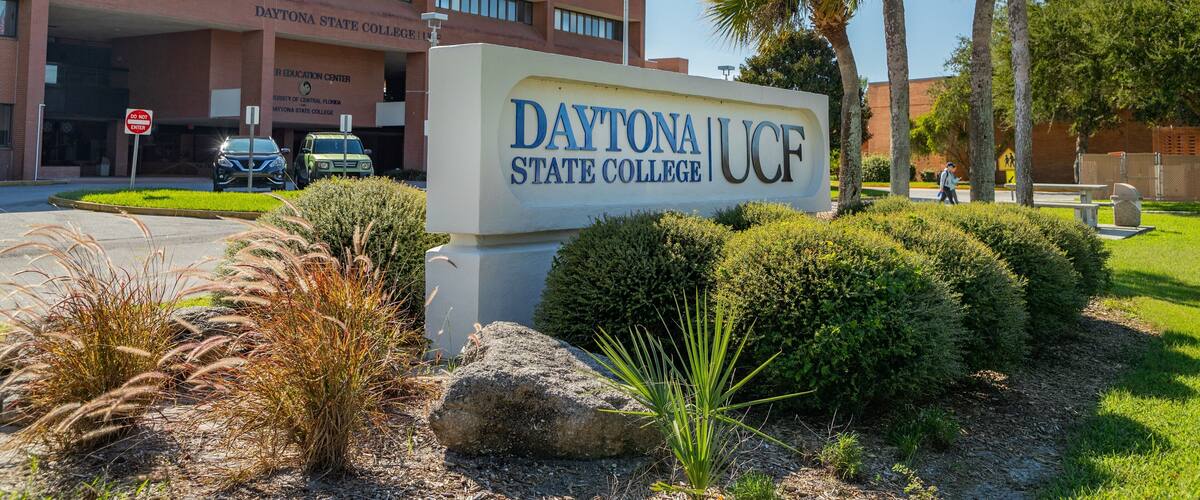 Daytona State College featuring signage