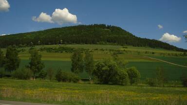 wolly clouds ,germany,from autobahn nr frankfurt