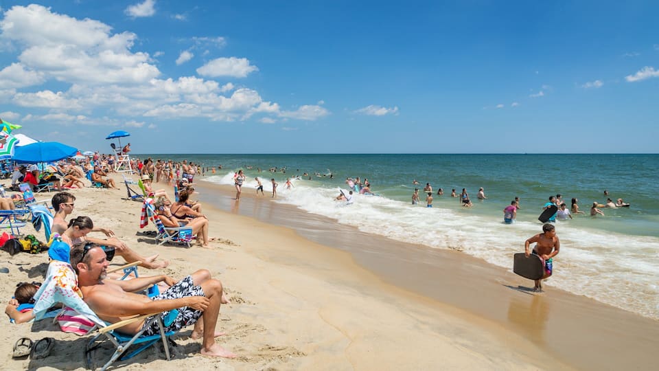 North Ocean City featuring swimming, a beach and general coastal views