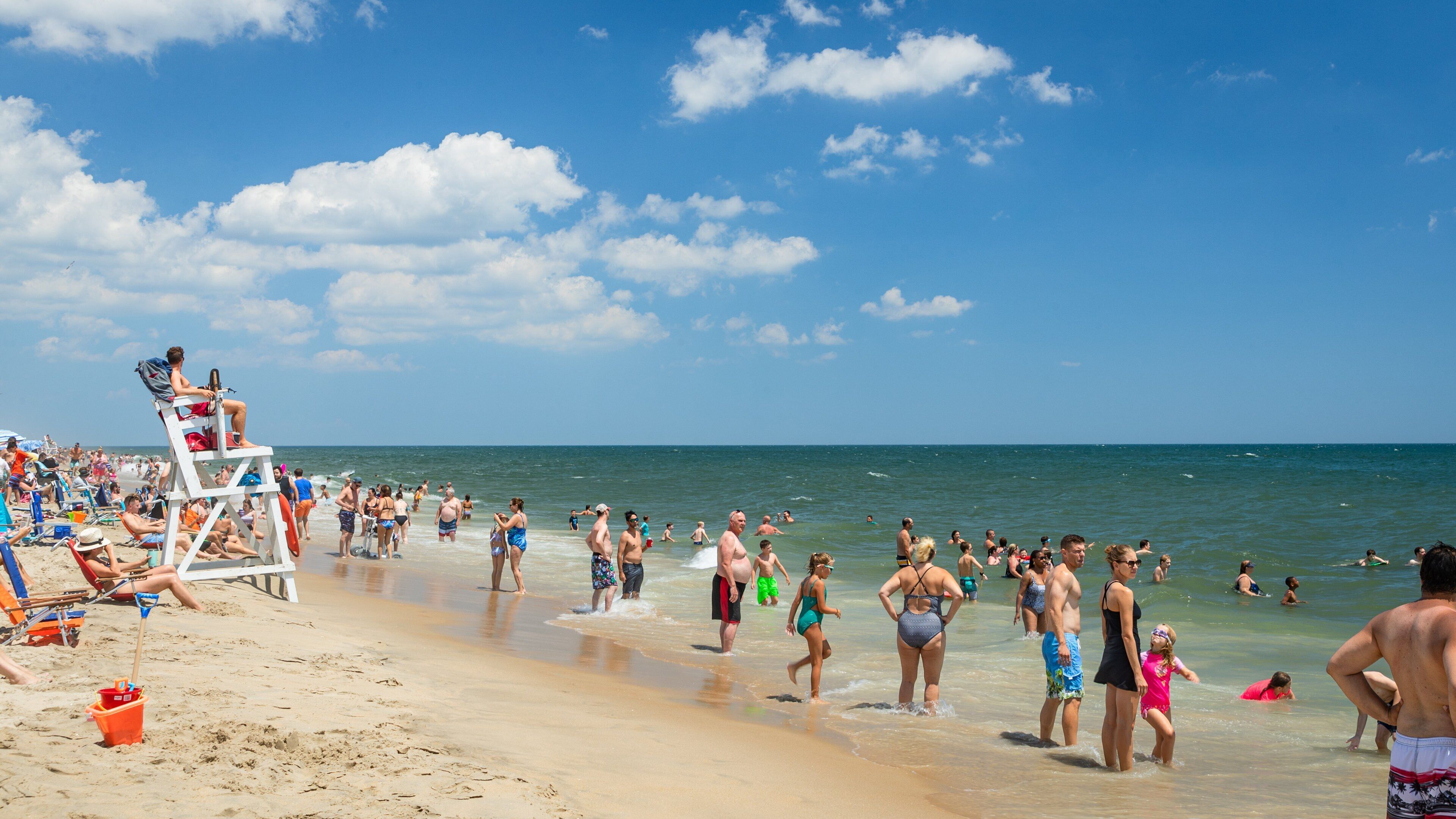 North Ocean City showing swimming, a sandy beach and general coastal views