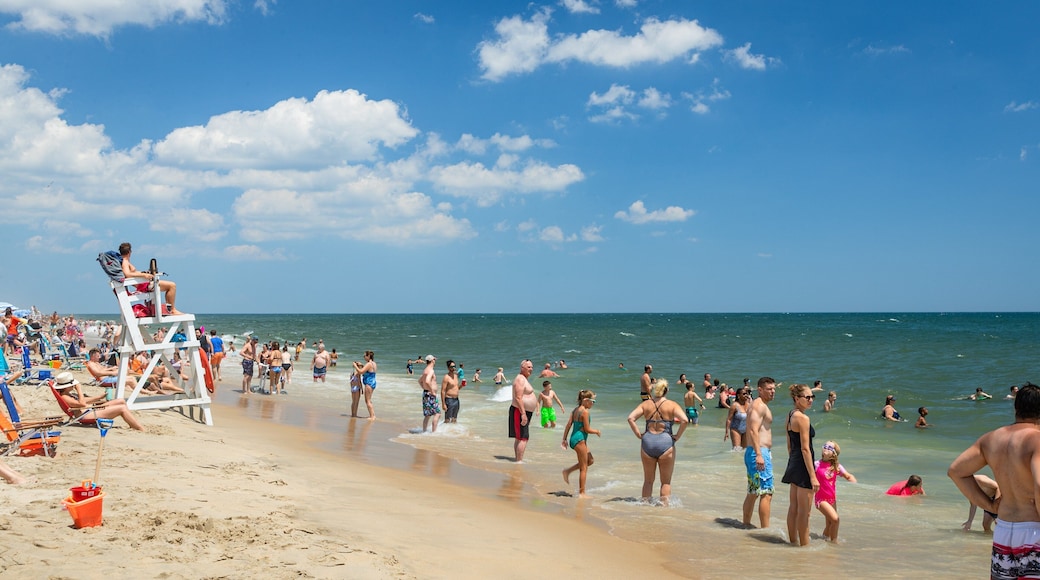 North Ocean City showing swimming, a sandy beach and general coastal views