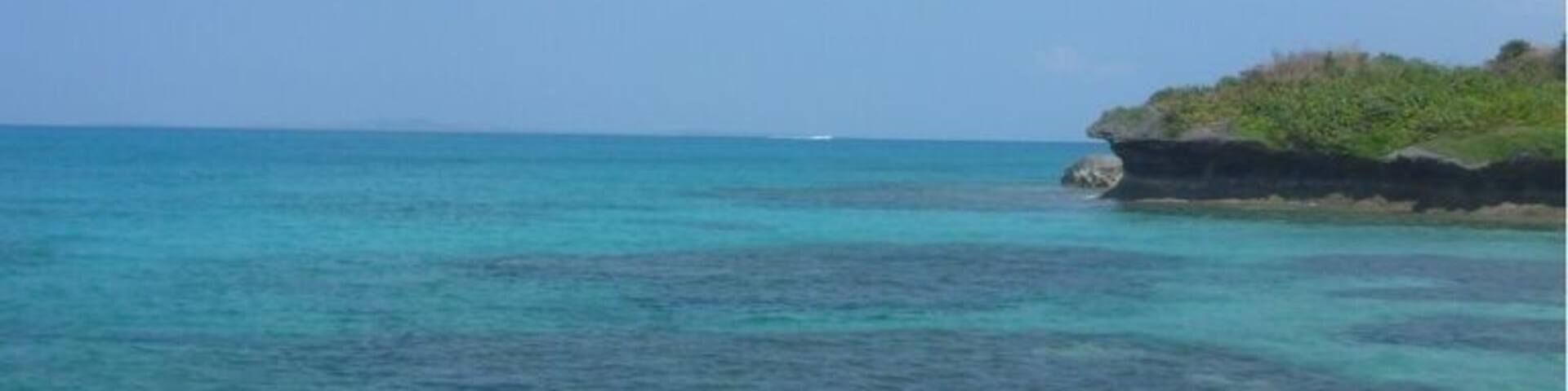 Okinawa's island Aragusuku.There is a wonderful place!!