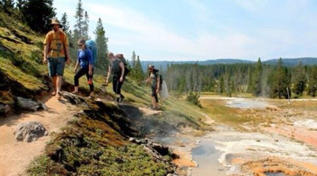 Worth the hike as it's always nice to see parts of Yellowstone that you don't have to share with millions of people.