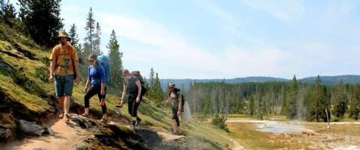 Worth the hike as it's always nice to see parts of Yellowstone that you don't have to share with millions of people.