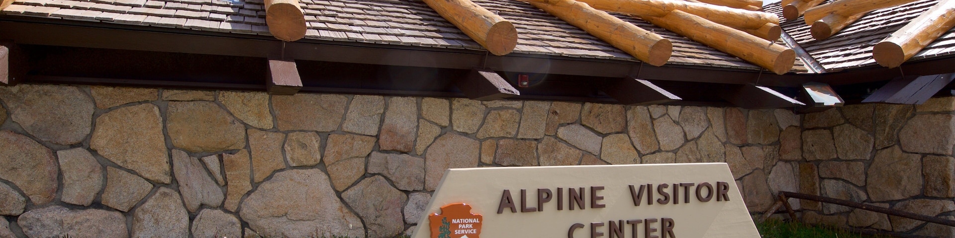 Alpine Visitor Center caracterizando sinalização