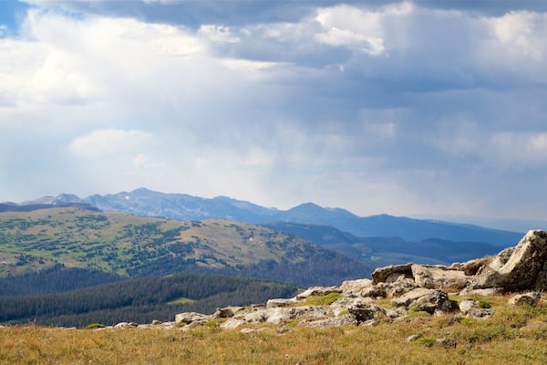 Alpine Visitor Center showing landscape views and tranquil scenes