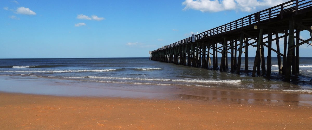 Flagler Beach pier., Shutterstock ID 539265934, purchase_order: SP-1269 HA 2018 Batch 1, Order: , client: , other: