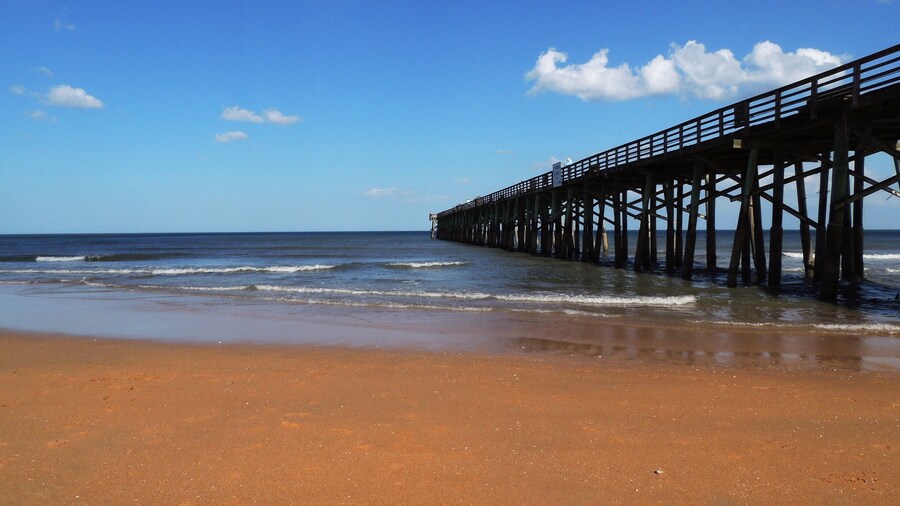 弗拉格勒海滩钓鱼码头