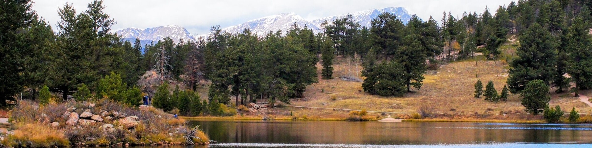Lily Lake is a 0.8 mile heavily trafficked loop trail located near Estes Park, Colorado that features beautiful wild flowers and is good for all skill levels. The trail offers a number of activity options and is best used from May until November.