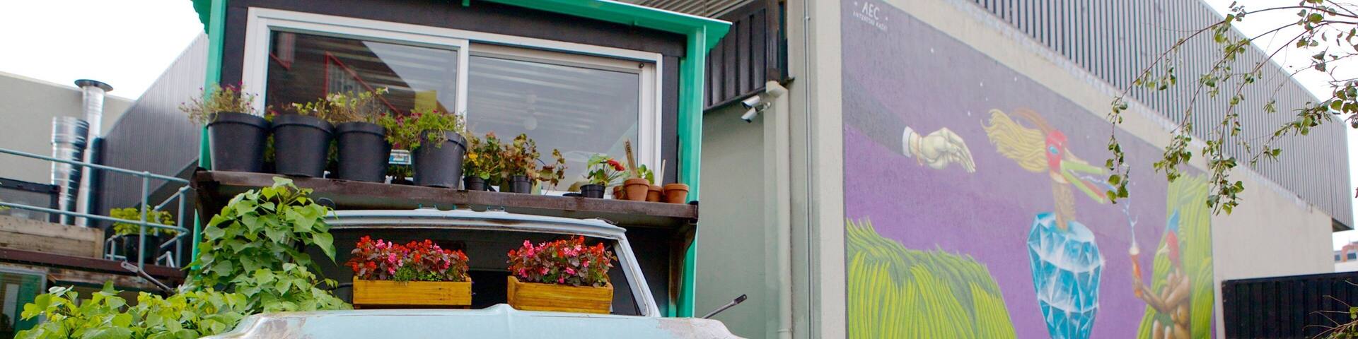 Arts on Main featuring art and outdoor art