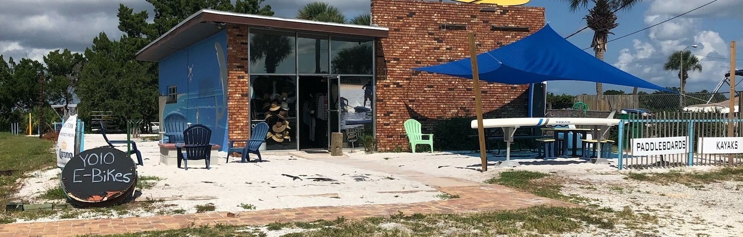 Great Paddle from the Dock. Saw several Dolphins