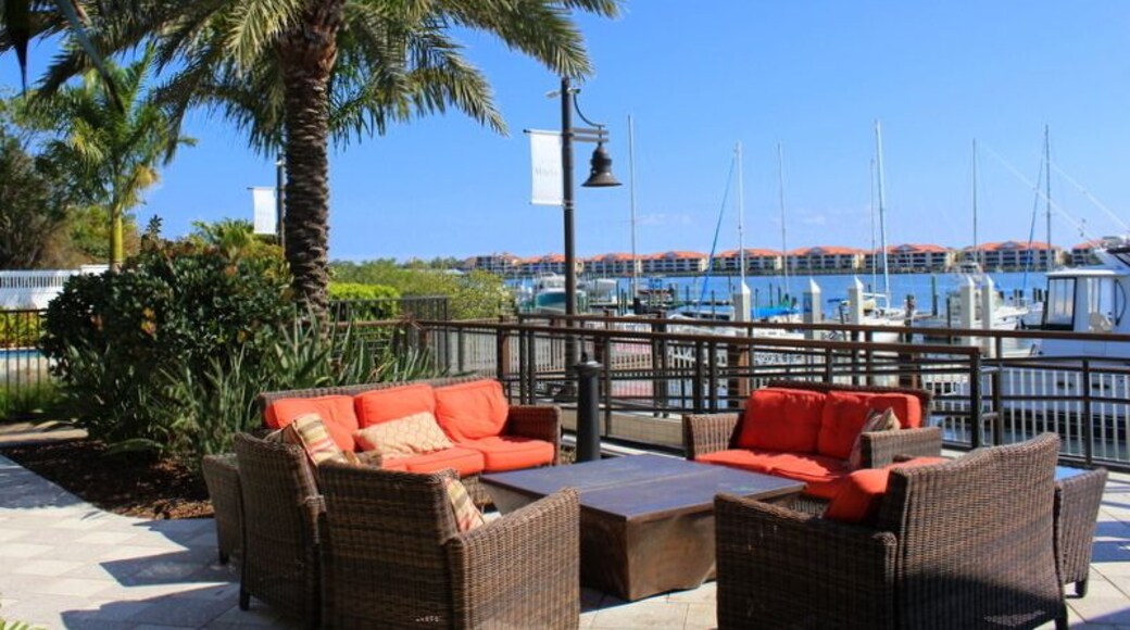 The beautiful marina area at New Smyrna Beach.