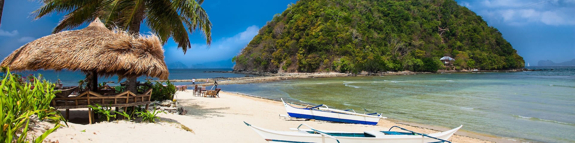 Incredible beauty of Marimegmeg beach at Palawan, Philippines.