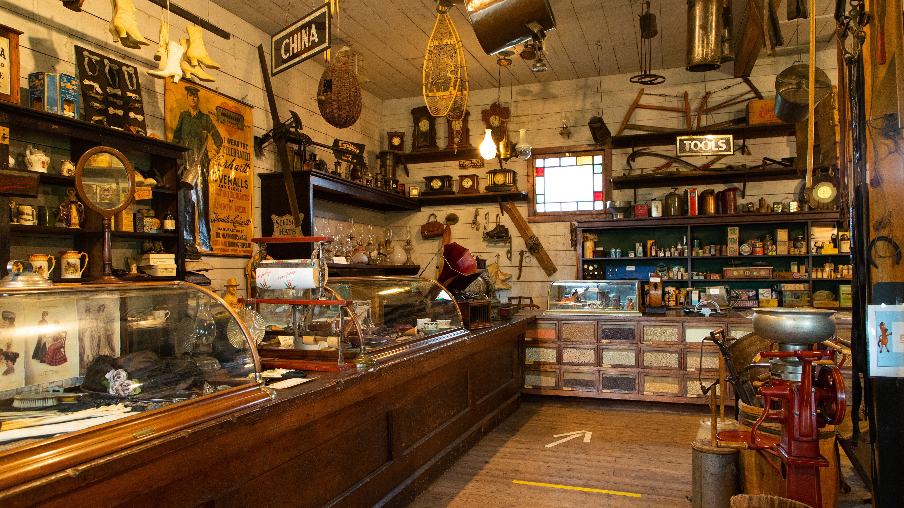 Historic O\'Keefe Ranch featuring interior views and heritage elements