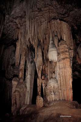 nhũ đá trong động tù thúc xã nga thiện nga sơn thanh hóa việt nam