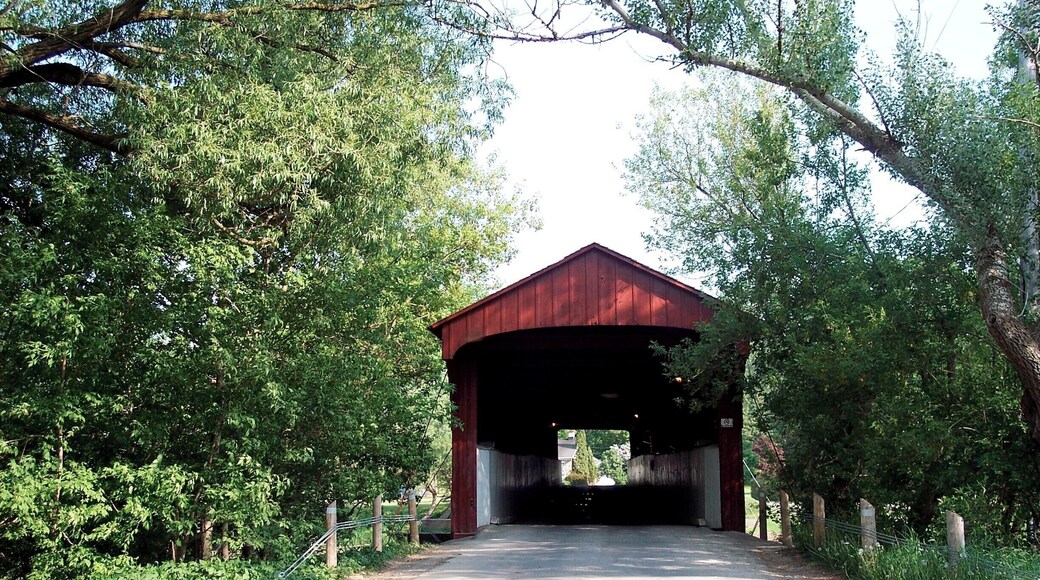 The covered bridge that took so long to find. #bridge