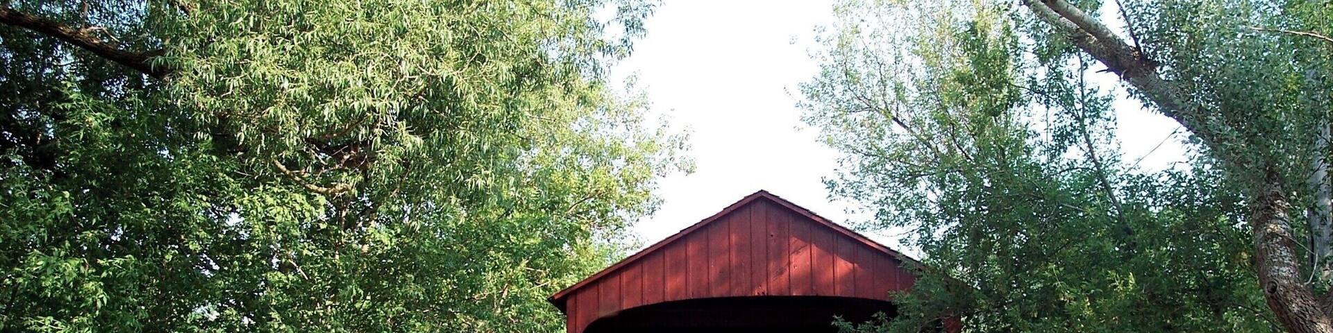 The covered bridge that took so long to find. #bridge