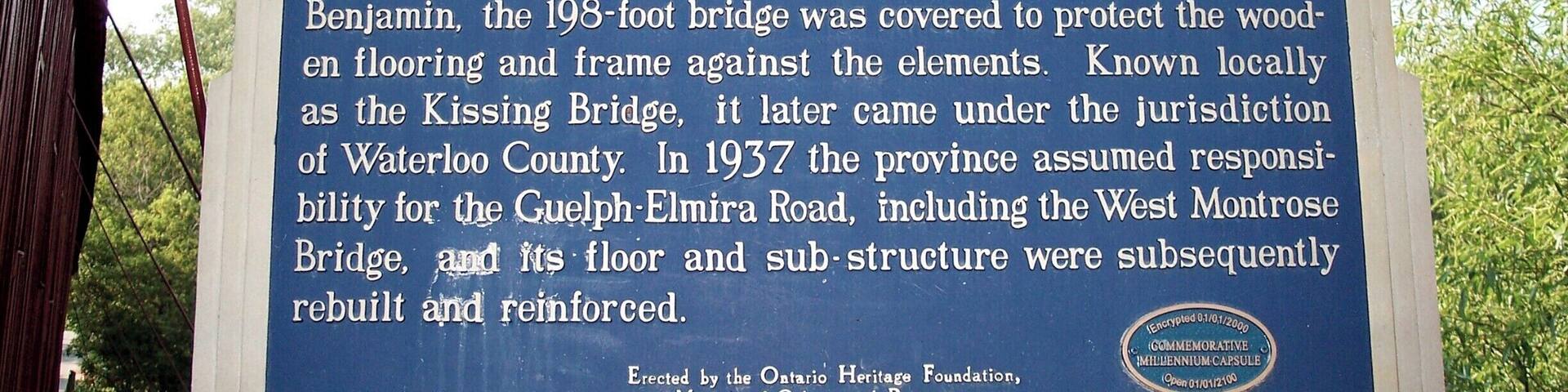 The Kissing Bridge - forget Madison County! #bridges