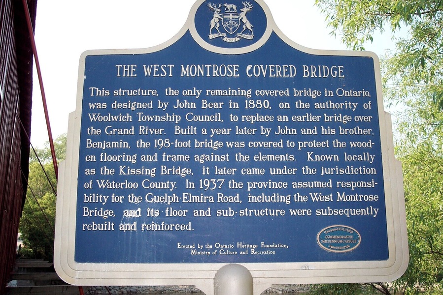 The Kissing Bridge - forget Madison County! #bridges