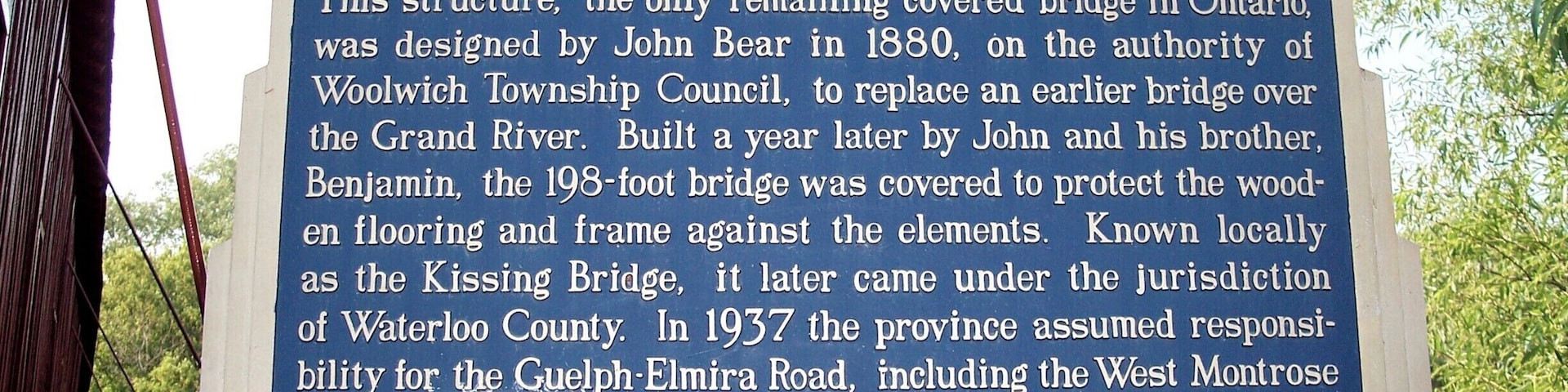 The Kissing Bridge - forget Madison County! #bridges
