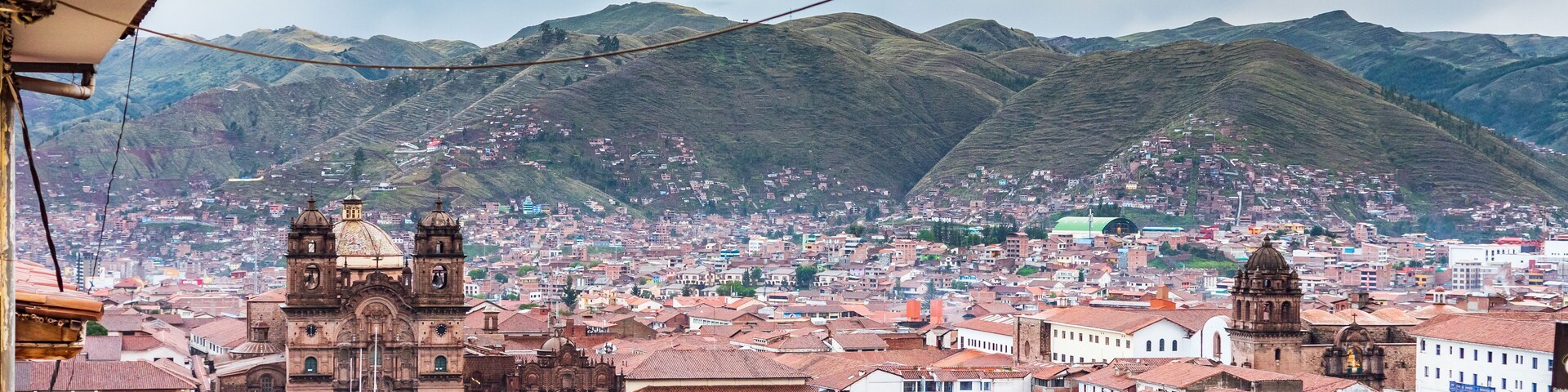 View of the Cusco's Plaza de Armas square