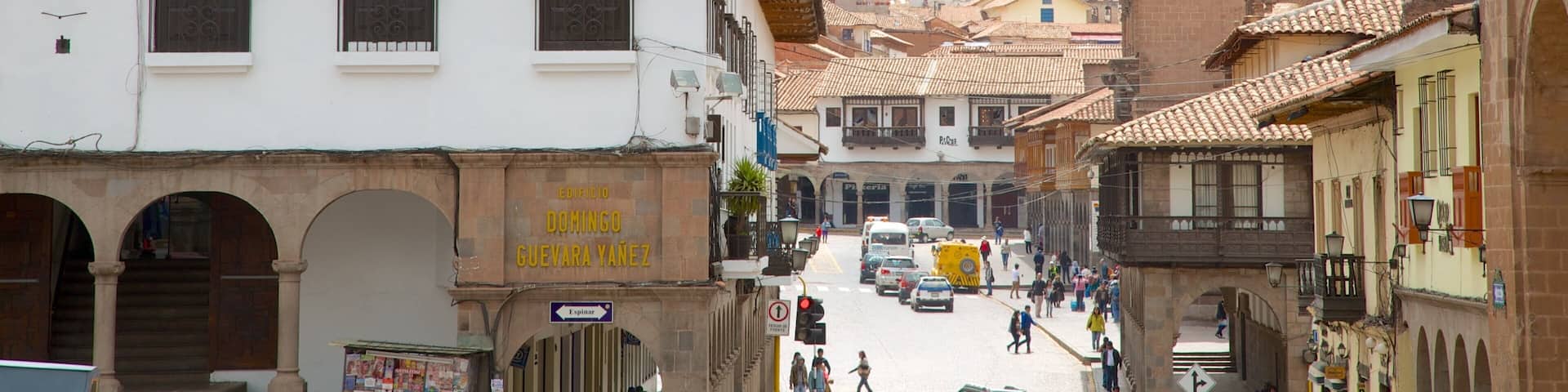 La Merced Church which includes a city