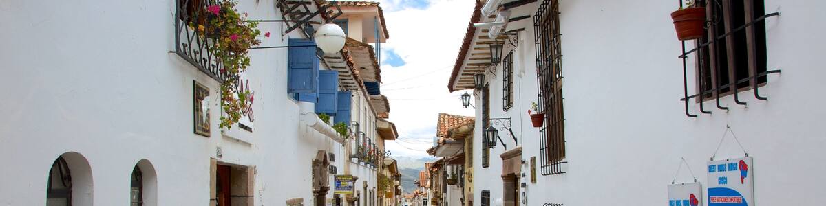 Cuzco welches beinhaltet Straßenszenen