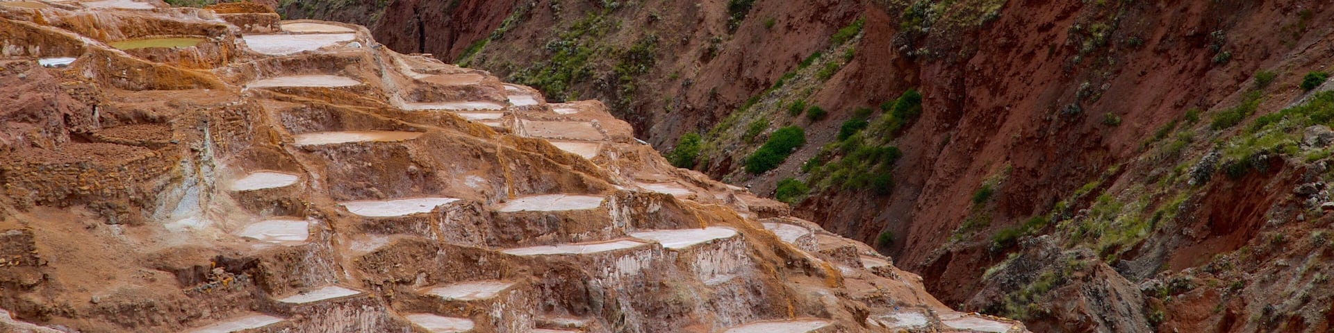 Salt Mines Of Maras which includes tranquil scenes