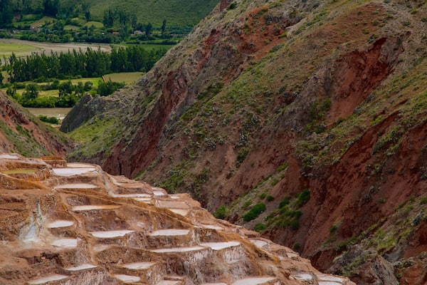 Salt Mines Of Maras which includes tranquil scenes