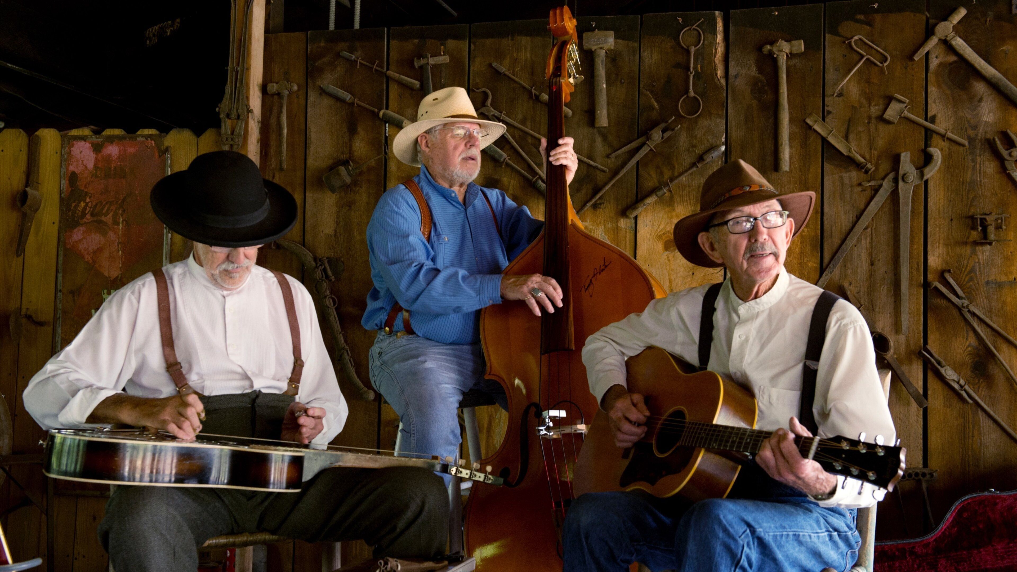 Ozark Folk Center featuring music as well as a small group of people