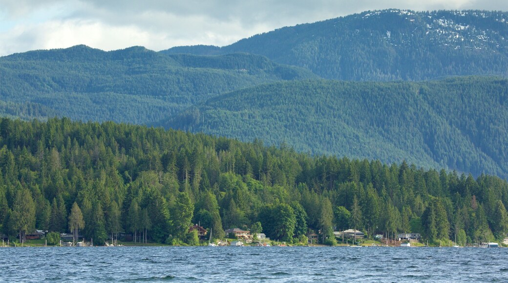 Sproat Lake Petroglyphs featuring a lake or waterhole and tranquil scenes