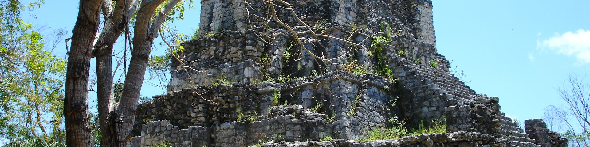 Mayan temple in Muyil Mexico; Shutterstock ID 46021054