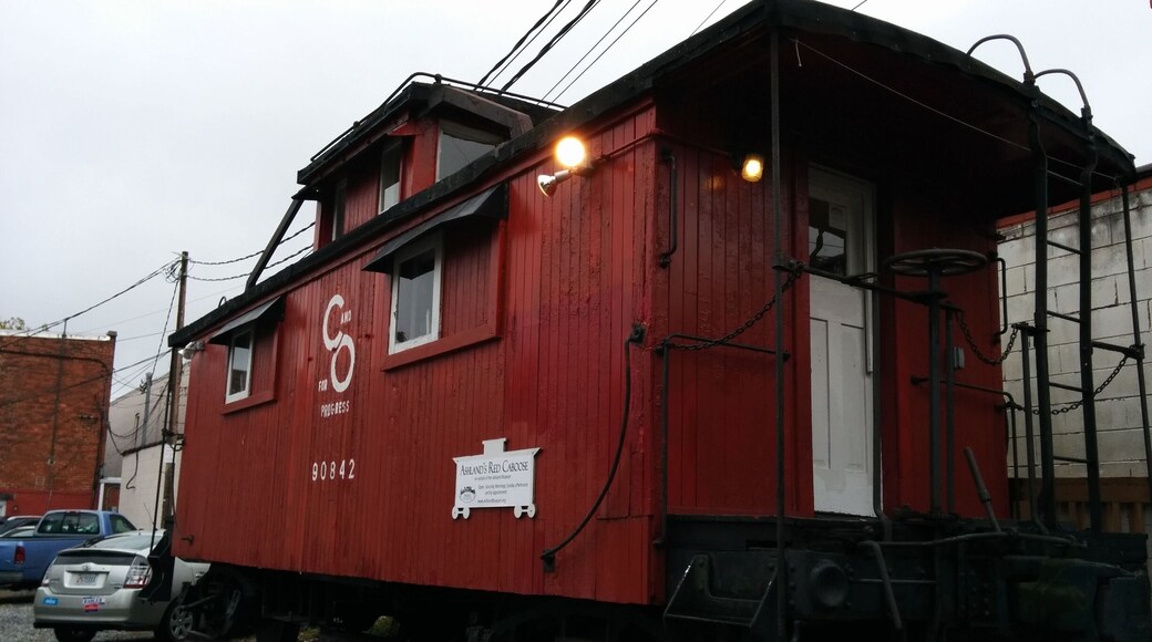 The Red Caboose by the Ashland Museum