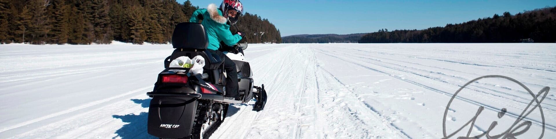 With more than 80 000 acres of forest, 50 lakes and 300 km of scenic trails, Haliburton Forest is one of the top snowmobiling destinations in North America. #snow #ontario #adventure #snowmobiling #canada #winter